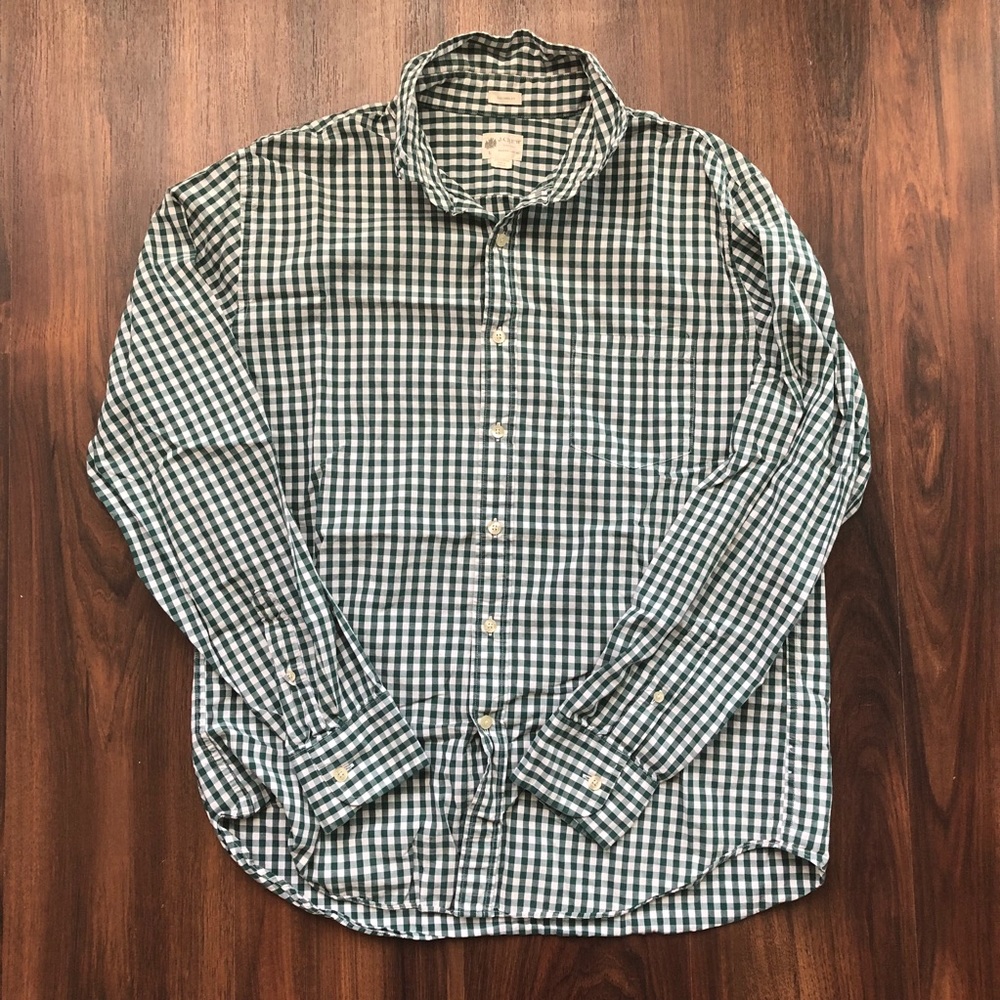 J Crew Tailored Fit Button-down Shirt, size Large